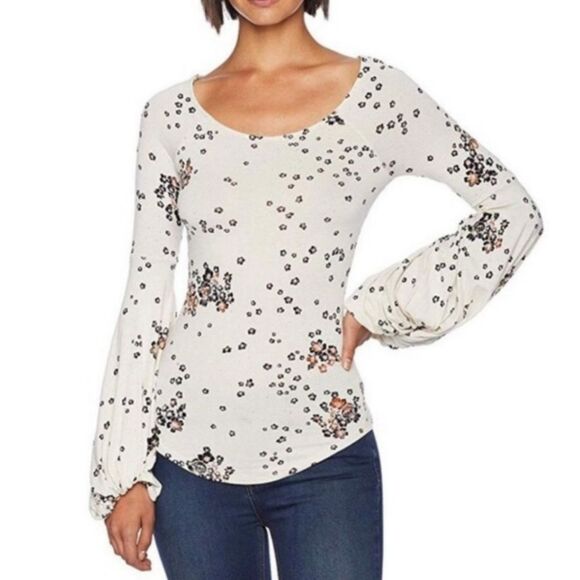 Free People-To The Tropics Tee.. Size L - Picture 11 of 12